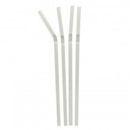 STRAW FLEXIBLE 6 ML PUTIH DOF (100 PCS)